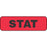 Brady Worldwide Red Stat Labels - Advisory STAT Label, Fluorescent Red, 1-1/4" x 3/8" - 59702043