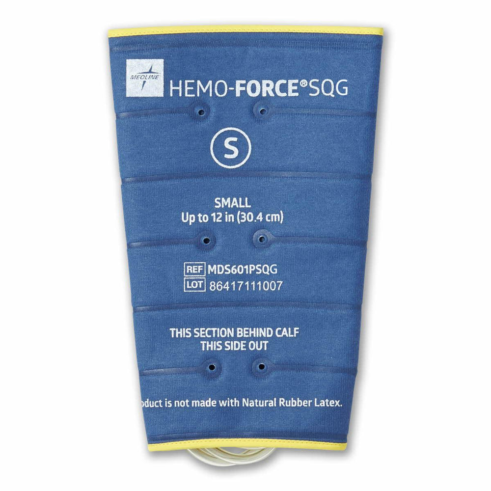 Medline Hemo-Force Sequential Triple-Bladder DVT Sleeves - GARMENT, DVT, SEQUENTIAL, CALF, SM, GOV ONLY - MDS601PSQG