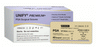AD Surgical Absorbable PGA Undyed Suture - SUTURE, PREMIUM PGA, 4-0, P-3, 18", UNDYED - PSGU-418R13