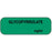 Brady Worldwide Removable Labetalol Anesthesia Tape - "Glycopyrrolate mg / mL" Tape, 1-1/2" x 1/2", Green - 59705107