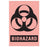 Brady Worldwide Biohazard Labels - Biohazard Label, Fluorescent Red, 2-1/4" x 7/8", 1, 000/Roll - 59702960