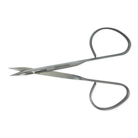 BR Surgical Gradle Eye Suture Scissors - Gradle Eye Suture Scissor, Curve, 3.75" - BR08-34654C