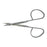 BR Surgical Gradle Eye Suture Scissors - Gradle Eye Suture Scissor, Curve, 3.75" - BR08-34654C