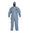 DuPont ProShield 10 Coveralls - ProShield 6 SFR Zipper Front Coverall with Hood, Elastic Wrist and Ankle, Storm Flap, Blue, Size M, Packaged Individually - TM127SBUMD0025PI