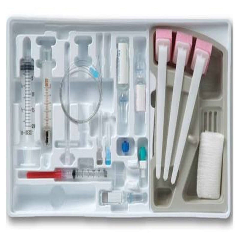 BD Single Shot Epidural Trays - Perisafe Single Shot Touhy (Weiss) Epidural Tray, 17G x 3.5" - 406082