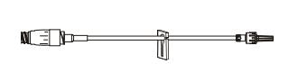 BD MaxPlus Intravenous Administration Extension Set - Micro Bore IV Extension Set with MaxPlus Clear Needle-Free Connector, Removable Slide Clamp, Male Spin Lock, 62", 0.61 mL Priming Volume, Non-DEHP - MP9249-C