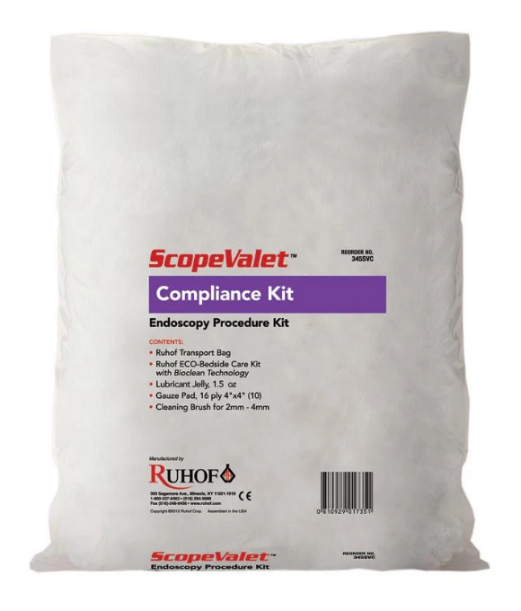 Ruhof Healthcare ScopeValet Procedure Kits - ScopeValet Compliance Kit - 345SVC