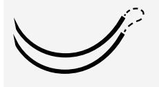 Surgical Specialties PDO Bidrectional Absorb Needld Suture - SUTURE, PDO, BI, 0, V, 14X14, FSL, RC, 30, 3/8 - RDA01R8