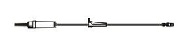 BD Secondary IV Administration Sets - Vented / Nonvented Secondary IV Administration Set with 15 Micron Filter (Drip Chamber) and 2-Piece Male Luer Lock, 20-Drop, 37", 12 mL Priming Volume - C70101