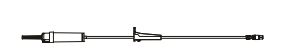 BD Secondary IV Administration Sets - Vented / Nonvented Secondary IV Administration Set with 15 Micron Filter (Drip Chamber) and 2-Piece Male Luer Lock, 20-Drop, 37", 12 mL Priming Volume - C70101