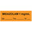Brady Worldwide Removable Labetalol Anesthesia Tape - TAPE, MIDAZOLAM 1MG / ML, 2X500, ORANGE 1 - 59726932