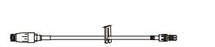 BD Kink Resistant Extension Sets - Kink-Resistant IV Extension Set with 1 MaxGuard Antimicrobial Needle-Free Connector, Removable Slide Clamp, Male Spin Lock, 8", 1.2 mL Priming Volume, Non-DEHP - MP9081-A