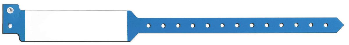 Brady Worldwide Sentry SuperBand Patient ID Wristband - Adult Wristband, No Poly Snap, Red - WBVWRA-5