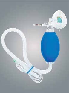 Vyaire Adult Resuscitator Masks - Resuscitation Device with Mask, Reservoir Bag, CO2 Detector, Manometer, Adult - 2K8004C2M