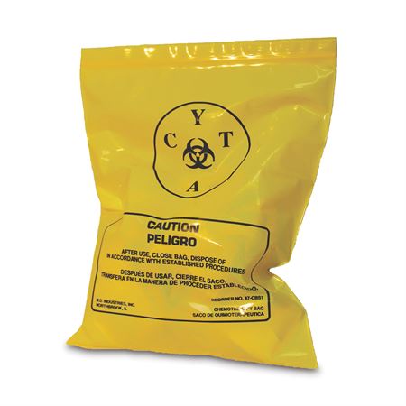 Chemo Transport Bag Chemo Transport Bag with Zip Closure - 12"W x 15"L