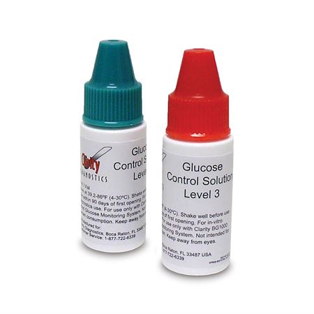 Clarity Plus Glucose Meter Control Set