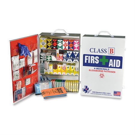 Class B First Aid Kit Deluxe Facility Cabinet Refill