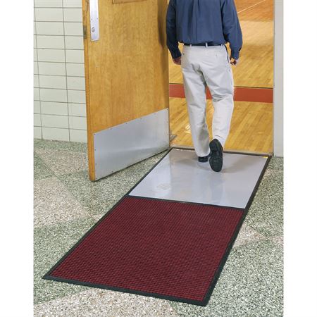 Clean Stride Double Frame Mat 36.5"W x 92.5"L - with Carpet Panel