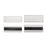 Clear "C" Channel Card Label Holder Magnetic For Label Size 3"W x 1"H