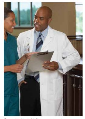 Encompass Group, LLC Encompass Knee Length Reusable Lab Coats - Lab Coat, Knee-Length, Male, Size 48 - 47406-W48