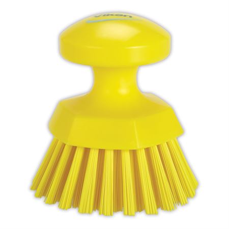 Color-Coded Brushes Round Scrub Brush - 1.5" Trim Length