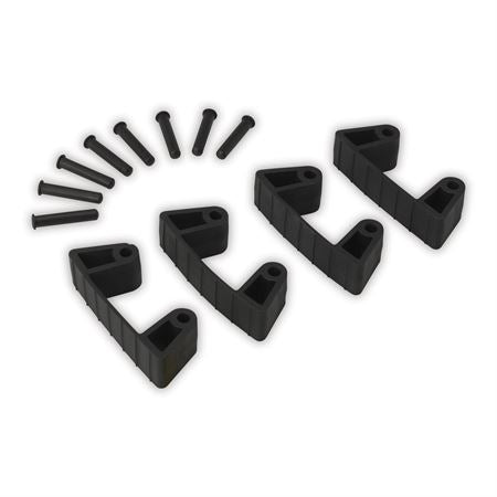 Color Coded Wall Bracket Replacements Replacement Rubber Clips - 8 Pins