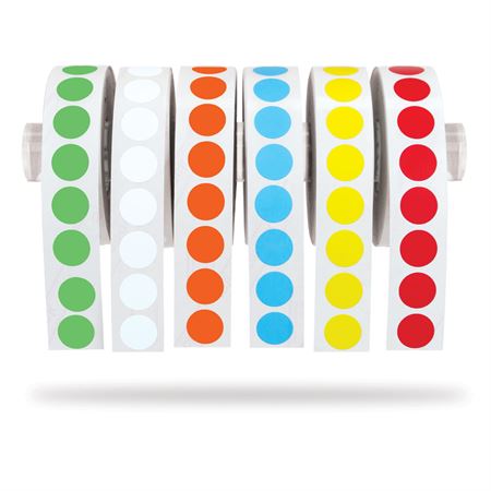 Dot Labels 0.75"Dia
