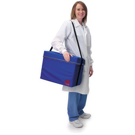 Courier Tote Courier Tote with Zipper and Divider, EPS Foam Insert - 18"W x 9"D x13"H