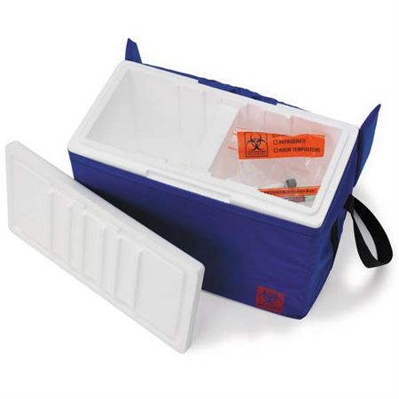Courier Tote Courier Tote with Zipper and Divider, EPS Foam Insert - 18"W x 9"D x13"H