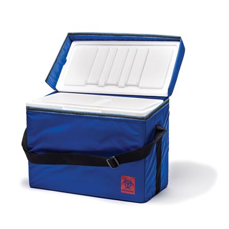 Courier Tote Courier Tote with Zipper and Divider, EPS Foam Insert - 18"W x 9"D x13"H