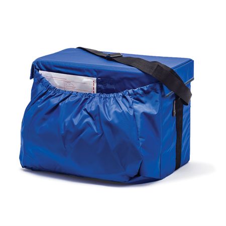 Courier Tote Courier Tote with Zipper and Divider, EPS Foam Insert - 18"W x 9"D x13"H