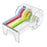 Covered Label Tape Dispenser Covered Acrylic Label Tape Dispenser - 12.5"L x 9"W x 7"H
