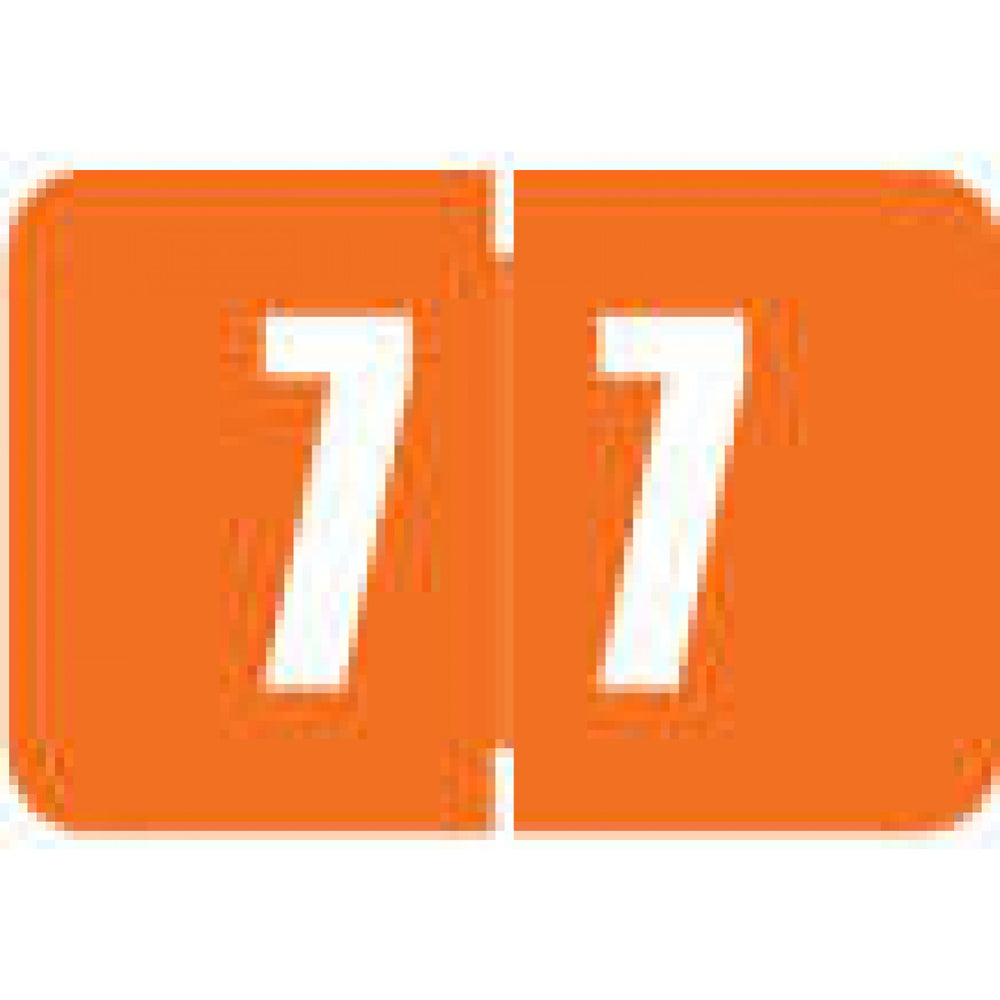 Orange 1 1/2" X 1" 250/Roll