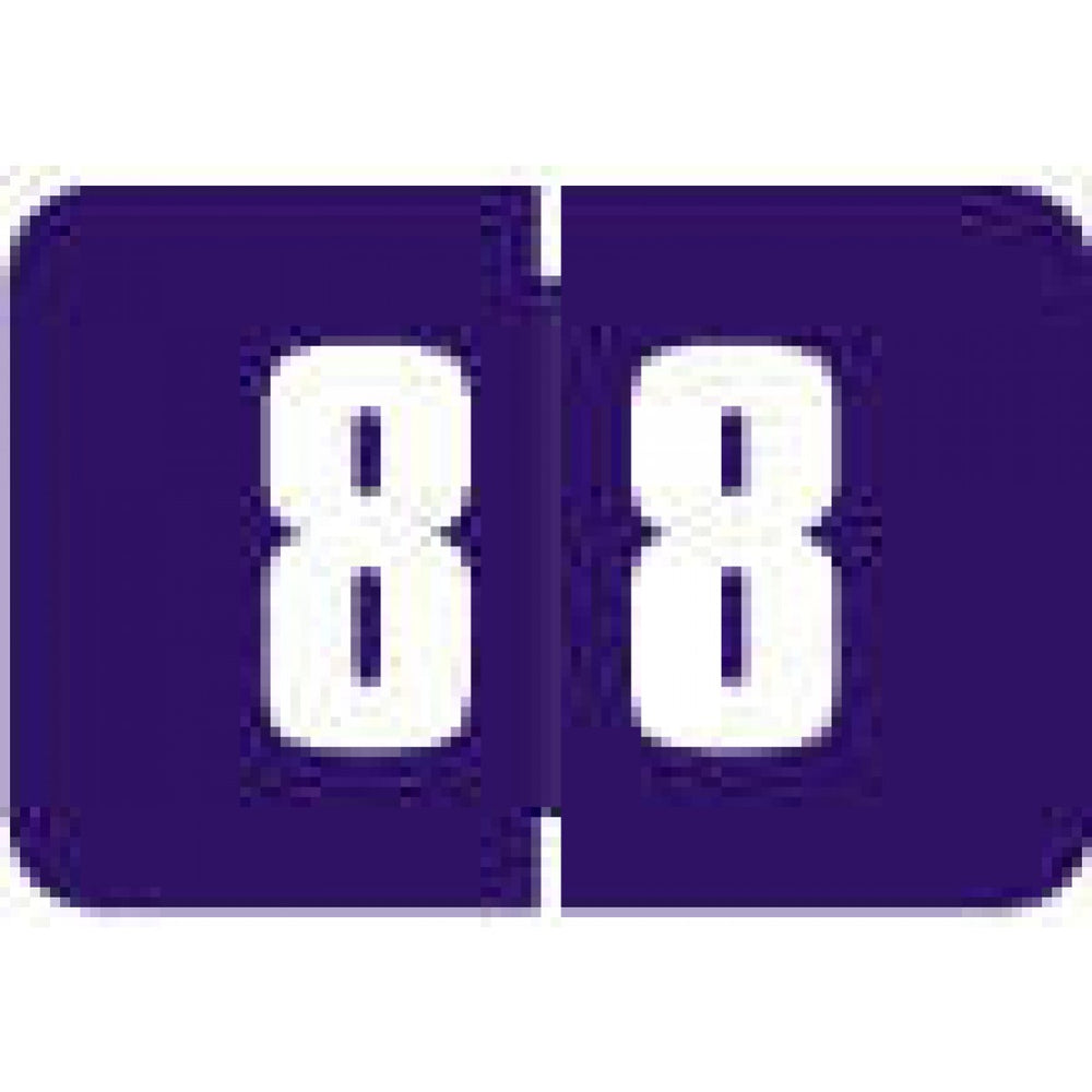Purple 1 1/2" X 1" 250/Roll