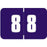 Purple 1 1/2" X 1" 250/Roll