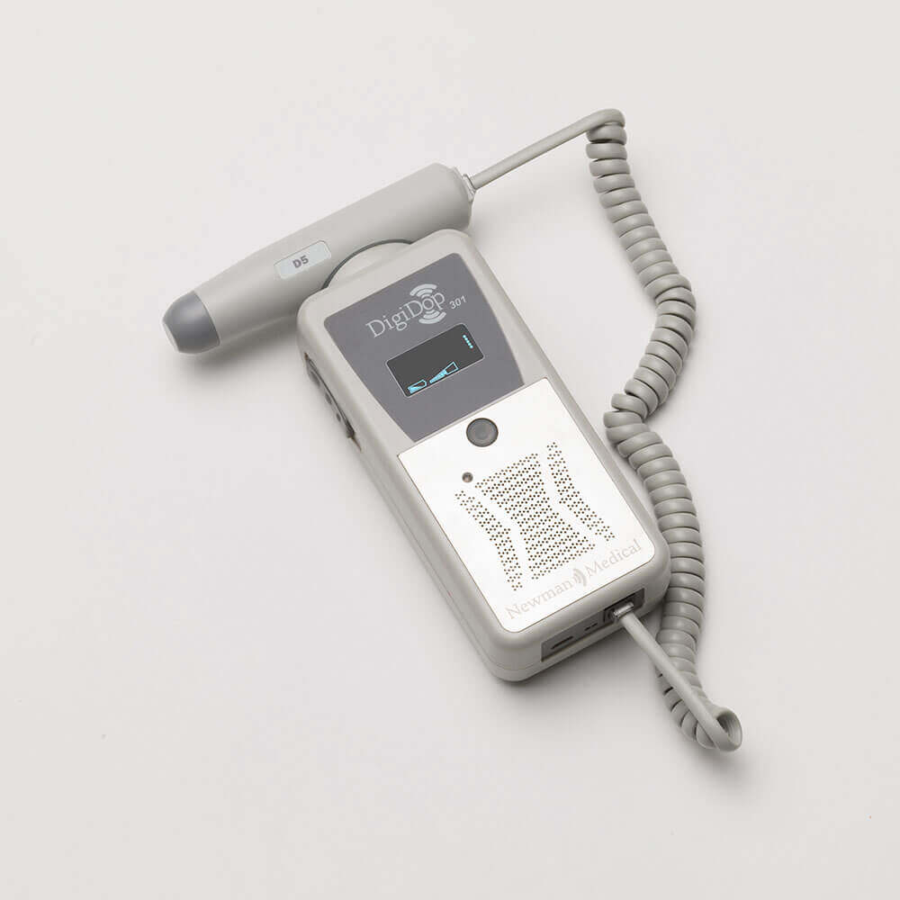 Newman Medical DigiDop Non-display Digital Dopplers - DigiDop II Doppler with Charger, Nondisplay, Vascular, 3 MHz - DD-301-D3