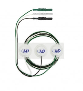 Med-Dyne Prewired Cloth Hydrogel Electrodes - Cloth Electrode, Prewired 24" Conductive, Hydrogel, 1" - G24AS