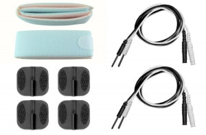 Med-Dyne Pediatric Apnea Monitor Kits - Pediatric Apnea Monitor Kit with 2 Pair of SLW4024 Safety Leadwires, 2 Pair Of REL1000 Monitoring Electrodes, and 2 Each of EB1000 Electrode Belts - SRK2024-20