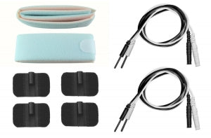 Med-Dyne Pediatric Apnea Monitor Kits - Pediatric Apnea Monitor Kit with 2 Pair of SLW4024 Safety Leadwires, 2 Pair of REL2000 Monitoring Electrodes, and 2 Each of EB1000 Electrode Belts - KIT4200-20