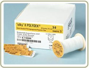 Teleflex Medical Nonabsorbable Polydek Sutures - SUTURE, POLYDEK 0 12/24IN 6-925 - 6-925