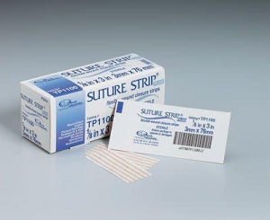 Derma Sciences Suture Strip Plus Flexible Wound Closure Strips - Flexible Wound Closure Strip, 1/4" x 4" - TP1102