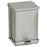 Detecto Stainless Steel Step-On Waste Cans - Step-On Stainless Steel Waste Can with 6 gal. Capacity, 16" H x 11.33" W - C-24