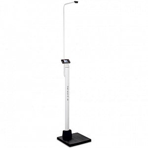 Detecto icon Digital Physician Scale - Physician's Digital Floor Scale with Sonar Touchless Height Rod and BMI, 1, 000 lb. Capacity - ICON
