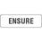 Label Paper Permanent Ensure 1 1/4" X 3/8" White 1000 Per Roll