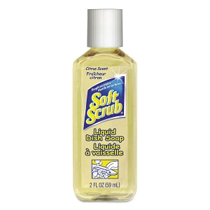 Dial Soft Scrub Lemon-Scented Dishwashing Liquid - Dishwashing Liquid, Lemon Scent, 2 oz. Bottle - DIA00046