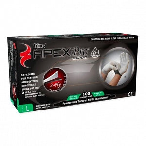 Digitcare ApexPro SC100 Powder-Free Nitrile Exam Gloves - SC100 2-Ply Powder-Free Nitrile Exam Gloves, Size 3XL - AP9-6