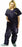 Dukal Corporation Disposable Scrub Shirts - Disposable Scrub Shirt, Dark Blue, Size S, 10/Bag - 375S