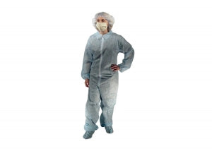 Dukal Corporation Disposable Coveralls - Disposable White Coveralls, Size XL - 382XL