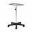 Dukal Tech-Med Mobile Instrument Stands - 28"-48" Adjustable Mobile Instrument Stand, 19" x 20" Locking Base Only - 4365