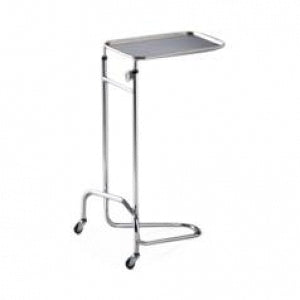 Tech-Med Services Stainless Steel Mayo Stands - California-Style Mayo Stand, 34"-53" - 4368